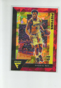 2020-21 PANINI FLUX RED CRACKED ICE #212 SADDIQ BEY