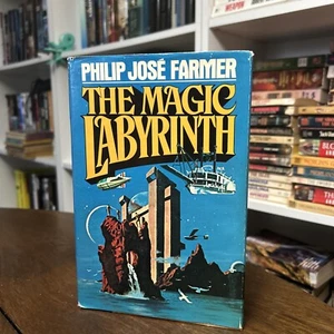 THE MAGIC LABYRINTH BY PHILIP JOSE FARMER 1990 HC BOOK CLUB EDITION - Picture 1 of 5