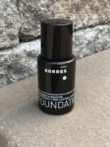BRAND NEW KORRES WILD ROSE FOUNDATION SPF 20 SHADE WRF9 1.01 OZ UNBOXED SATIN - Picture 1 of 2