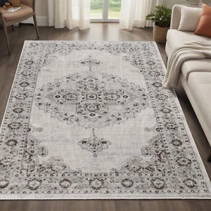 Demelza Vintage Traditional Oriental Medallion Indoor Area Rugs Or Runner Rug - Picture 1 of 31