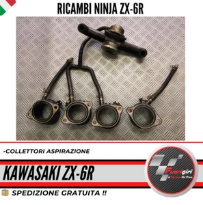 COLLETTORI ASPIRAZIONE CARBURATORI COMPLETO KAWASAKI NINJA ZX6-R 1998/2002 - Imagen 1 de 2