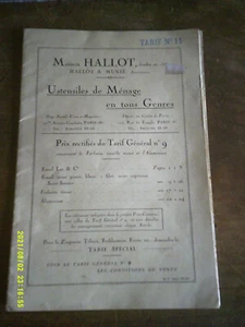 2 CATALOGUES USTENSILES DE MENAGE ETABLISSEMENTS MIGNON ET HALLOT A PARIS - Imagen 1 de 7