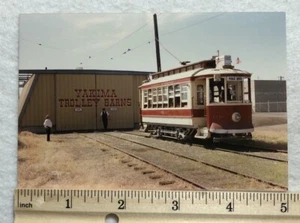 Street Car #1976 New Car Barn Yakima, Washington Old Photo - Picture 1 of 2