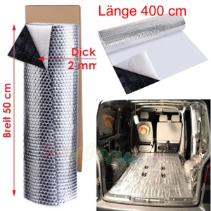 Alubutyl Dämmmatte Selbstklebend Matte Auto Dämmung Dick-2mm, 50cmx400cm =2 m². - Bild 1 von 15