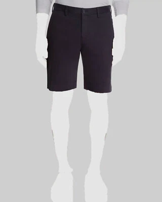 Shorts chinos cáqui ajuste regular sarja azul casual 34W masculino Bloomingdale's US$ 280 - Imagem 1 de 2