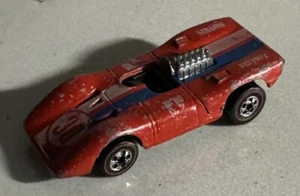 ORIGINAL HOT WHEELS REDLINE -1969 FERRARI 312P #30 Flying Colors Red Enamel NR - Picture 1 of 7
