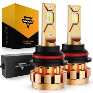 AUXBEAM 9007 CANBUS LED Headlight Kit High Low Bulbs 6000K 18000LM Super Bright - Picture 1 of 12