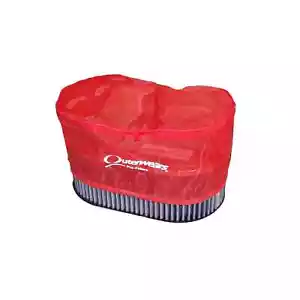 Outerwear Pre-Filter, 4.5 X 7 Oval, 3.5 Tall, Red Dunebuggy & VW - Picture 1 of 1