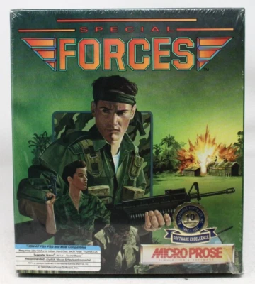 1992 Special Forces IBM-AT PC Combat Game-MicroProse - New Sealed - See desc. - Image 1 of 4