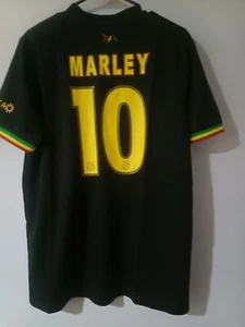 Ajax Bob Marley #10 Black Reggae Jersey (2XL) - Picture 1 of 3