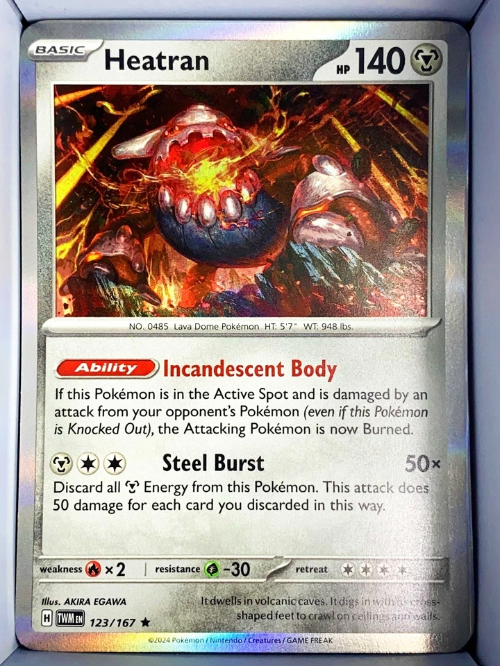 Heatran 123/167 Twilight Masquerade English 2024 holo - Image 1 of 1