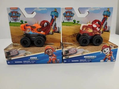 Lote de 2 ruedas de rescate Paw Patrol Marshall Pup Squad Racer nuevas Zuma Marshall  Foto 1 de 4