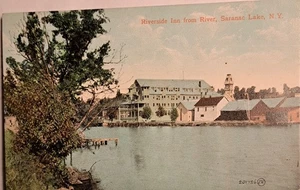 VINTAGE 1 Postkarte Saranac Lake, NY Area um 1900-1910 - Bild 1 von 1