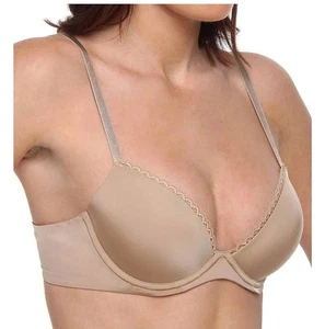 Calvin Klein Seductive Comfort Customized Underwire Lift Bra Nude 38C  - Picture 1 of 4
