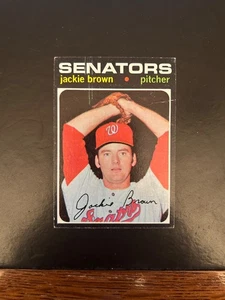 1971 TOPPS BASEBALL #591 JACKIE BROWN (RC)!! $1 SHIPPING!! - Picture 1 of 2