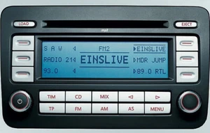 VW RCD500 MP3 original Autoradio 6 fach CD Wechsler Passat B6 Touran Golf V EOS - Bild 1 von 4