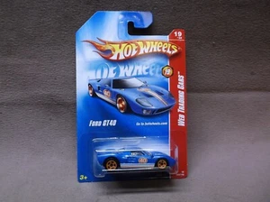 HOT WHEELS 2008 #95 BLUE 1964 FORD GT40 DAYTONA COUPE 24 HOURS LEMANS RACER - Picture 1 of 3