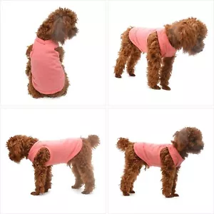 NEW XSMALL 2018 Pet Dog Blank T-Shirt Tanks Top Vests for Small Dogs 100% COTTON - Picture 1 of 8