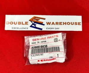 NOS OEM Kawasaki 92066-0038 Drain Plug 10X2 - Picture 1 of 2