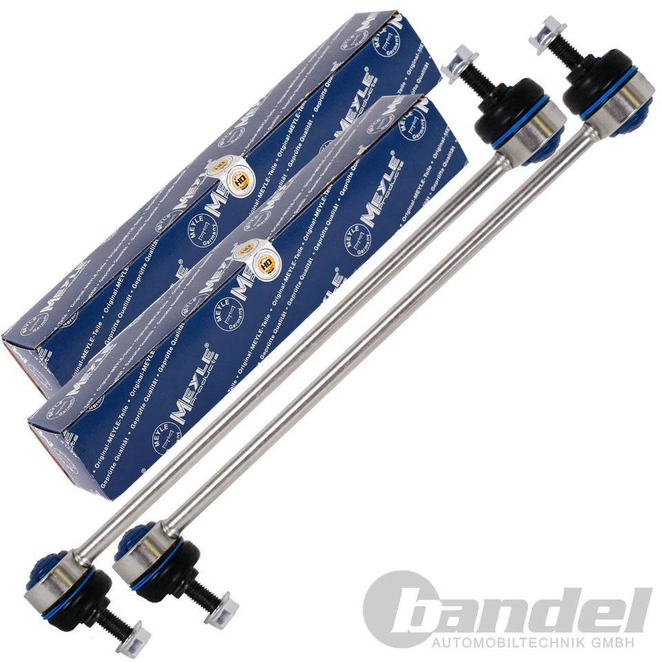 2x MEYLE HD FRONT COUPLING ROD for RENAULT MEGANE II SCENIC MITSUBISHI OUTLANDER - Image 1 of 1