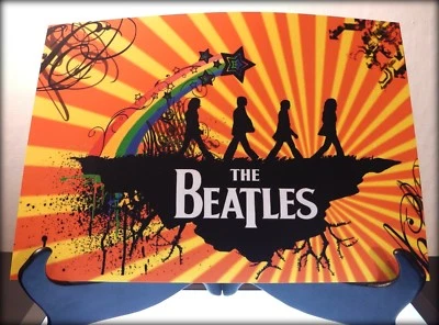 Flat Earth: THE BEATLES - Here Comes the Sun - Pop Art - Image 1 of 2
