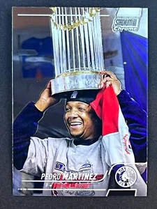 PEDRO MARTINEZ 2022 Stadium Club Chrome #305 Boston Red Sox HOF - Picture 1 of 2