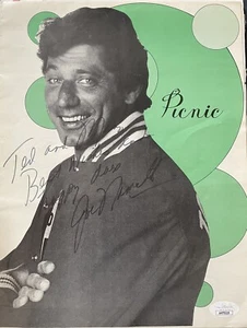 1979 Joe Namath "Picnic" Inscribed Kenley Souvenir Program w/ JSA COA (AH70219) - Picture 1 of 6