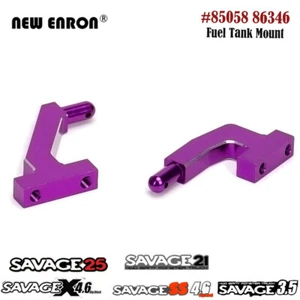 2Pc Fuel Tank Mount 86346 85058 For RC Car HPI Savage 21 25 SS 3.5 4.6 5.9 X XL - Picture 1 of 7