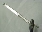 ANCIEN RARE COUTEAU POCHE TAILLE PLUME CRAYON NOTAIRE PLIANT GRATTE PAPIER KNIFE