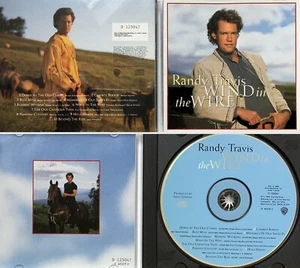 TRAVIS RANDY *VG+* 'WIND IN THE WIRE' 1993 US WARNER BROS. CD - Imagen 1 de 1