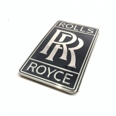 Rolls Royce emblema capó delantero cubierta logotipo calcomanía negro CULLINAN Foto 1 de 4
