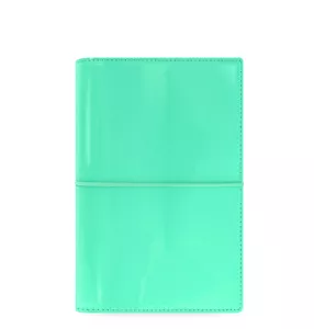 Filofax Domino Organizer Patent Turquoise - Personal Size 022514 - Picture 1 of 4