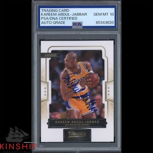 Kareem Abdul-Jabbar signed 2015 Panini Card PSA DNA Slab Lakers Auto 10 C3546 - Picture 1 of 1