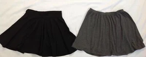 Old Navy grey skirt Urban Coco black skirt girls XL 14 Juniors small Lot - Picture 1 of 7