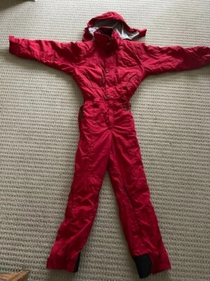 Terno de esqui vintage 1 peça traje de neve masculino grande Nordica neve retrô Onsie waterpro - Imagem 1 de 4