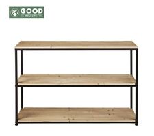 Maison du monde Industrial console in solid fir wood and black metal