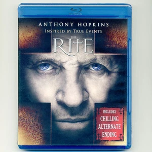 Rite 2011 thriller exorcism movie, new Blu-ray Anthony Hopkins exorcist R. Hauer - Picture 1 of 3