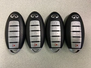 LOT 4 INFINITI KEY FOB FCC ID KR5S180144014 REMOTE KEYLESS ENTRY S180144014 OEM - Picture 1 of 5