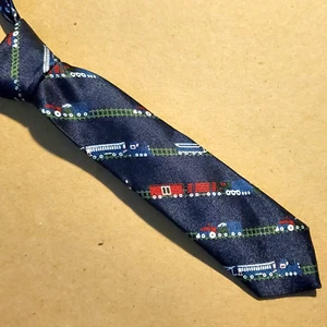 Baby Boy Necktie Trains Age 6 to 18 months - Picture 1 of 3