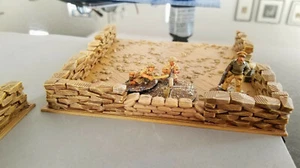 28mm/ 1:56th scale WW2 FDM North Africa Defensive Position #1 - Picture 1 of 1