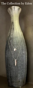 Alfani Necklace- Gold Multi-Chain with Oval & Rounded Bar Pendants - Picture 1 of 4