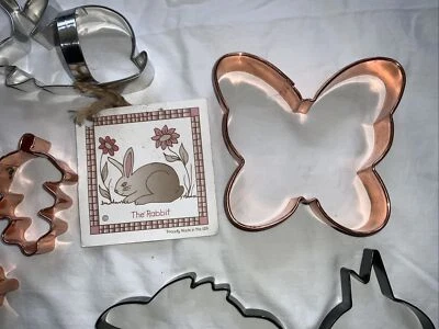 Juego de 9 moldes para panqueques y cortador de galletas de metal lote animales de granja Foto 1 de 4