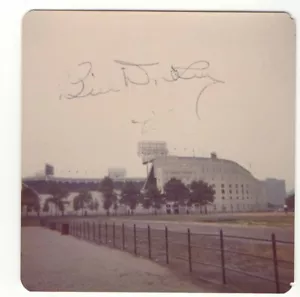Bill Dickey Signed Autographed Small Photo Yankee Stadium JSA JJ44744 - Picture 1 of 3