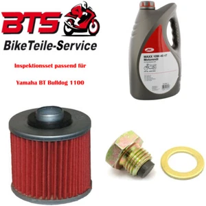 Sparset 4L Öl, Filter, Ablassschraube passend für Yamaha BT Bulldog 1100 ccm 15 - Bild 1 von 1