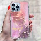 Marble Personalised Case Clear Thin Phone Cover For iPhone 15 14 Pro Max 12 13 8