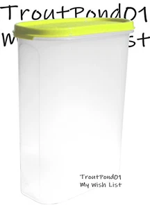 TUPPERWARE Modular Mates Oval #4 Storage Container 9 3/4c Margarita Green Seal - Picture 1 of 4
