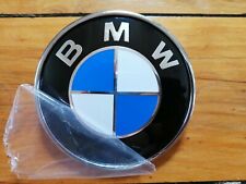 BMW Badge Emblem Bonnet Boot Hood Tailgate 74mm White Blue Quality 51148132375