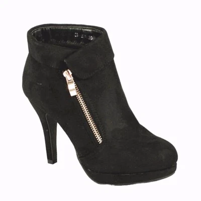 Top Moda George-40 Para Mujer Botines Plegados Envolventes al Tobillo Moda Botines Foto 1 de 4