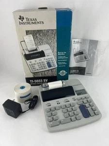 Texas Instruments TI-5045 SV Office Calculator Desktop Accounting Bookkeeping - Picture 1 of 6