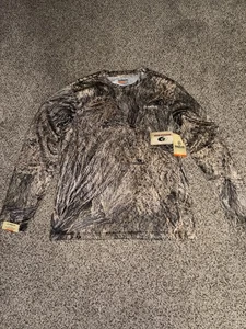 Magellan Outdoors Men's Large Long Sleeve Mossy Oak Camo Shirt Hunting Brush - Picture 1 of 7